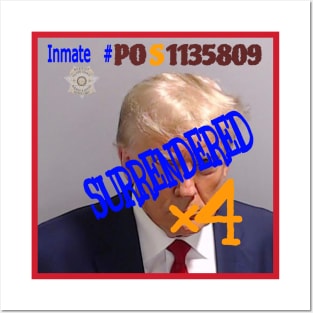 tRump Inmate Number POS1135809 - Front Posters and Art